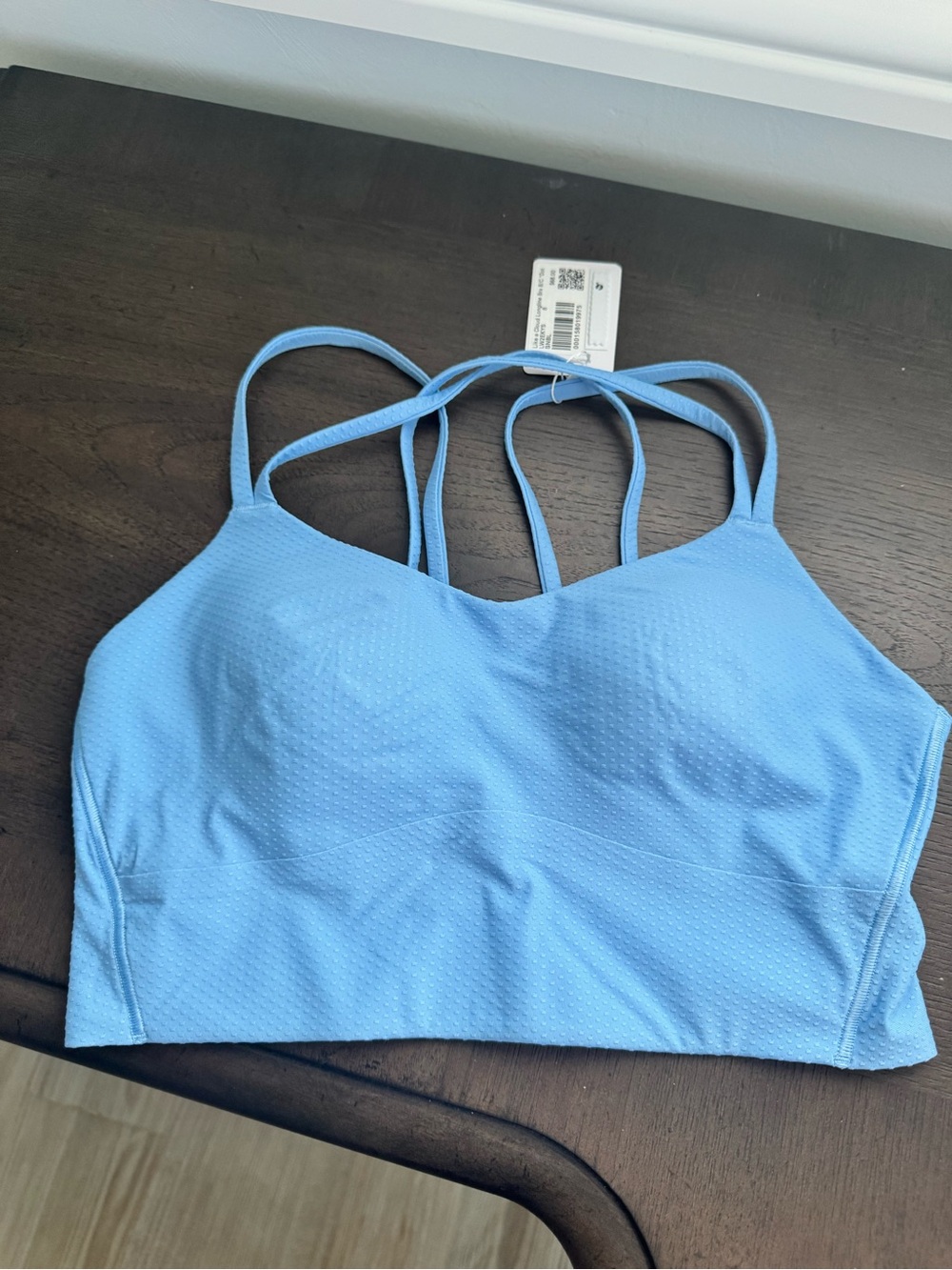 NWT Lululemon Like A Cloud Longline Bra B/C light blue